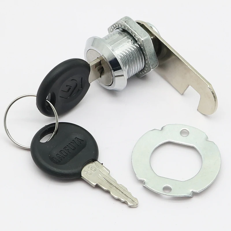 

Drawer Locks with 2 Keys Cabinet Lock Rolled Steel Mailbox Office Desk Drawer Lock Letter Box Furniture Hardware Cam Locks