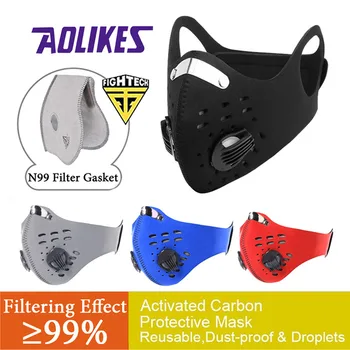 

Cycling Breathable Bacteria-proof Sport Face Mask With Activated Carbon PM 2.5 Anti-pollution Running Cycling Facial Care Mask