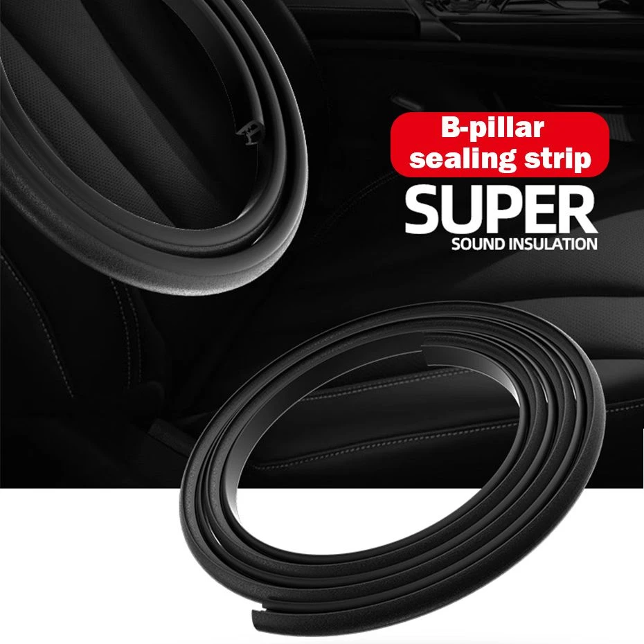 Burlete de goma para Borde de puerta de coche, sellador delantero automático de 2m, burlete de sellado a prueba viento y ruido, de decoración|Rellenos, pegamentos y selladores| - AliExpress