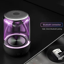 Высокая мощность Bluetooth динамик s мини динамик беспроводной стерео HIFI Soundbox со светодиодный светильник микрофон для смартфонов ПК