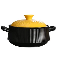Кастрюля, кастрюля, домашний открытый огонь, газовый суп, кастрюля, посуда, высокая термостойкость, здоровье, керамический тушеный горшок, кухонный горшок