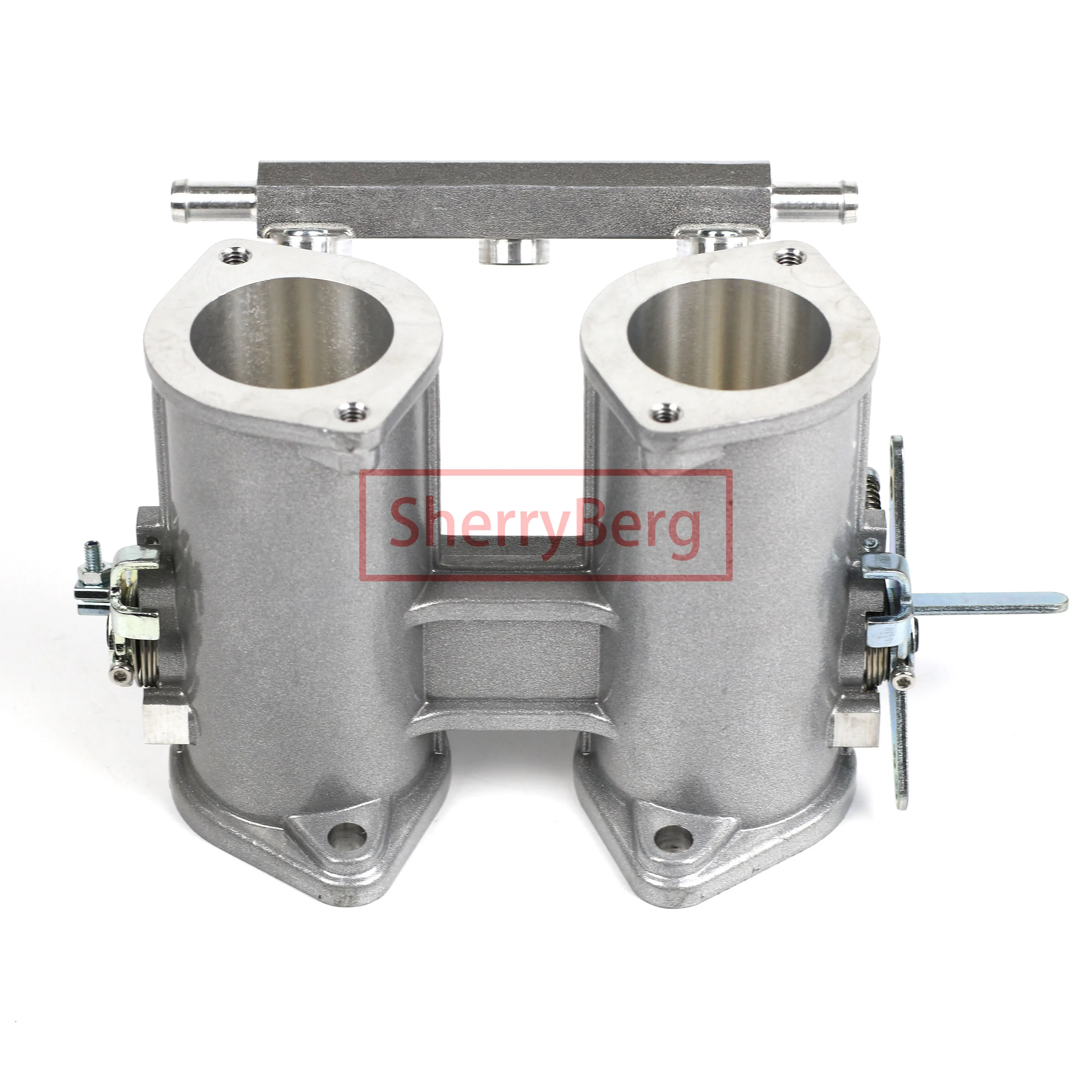 42Dcoe 42 Dcoe 42mm EMPI Twin 42mm Throttle Bodies+ Linkage+TPS + Air Horns for Weber/Dellorto/Solex DCOE/DHLA Carb