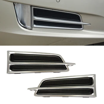 

2Pcs Front Lower Bumper Fog Light Grille Cover Trim 20901632 20901633 Fit for Cadillac XTS 2013 2014 2015 2016 2017