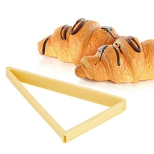 Пластиковая круассан резка «сделай сам» форма для домашней кухни портативная ручная работа круассан делая форму складной кухонный инструмент для выпечки