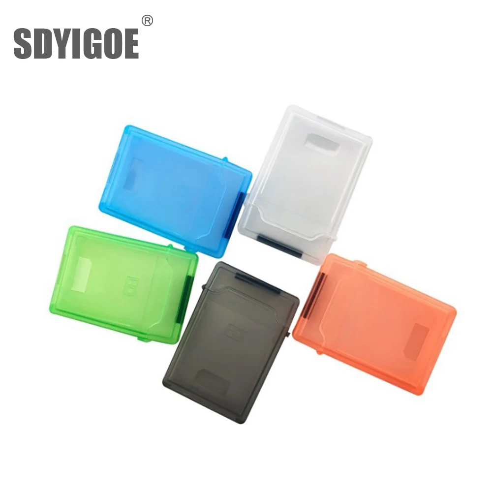 Shockproof Plastic 3.5inch and 2.5 Inch IDE SATA External HDD SSD Protective Case 3.5' 2.5“ Hard Drive Storage Box Storage Bag