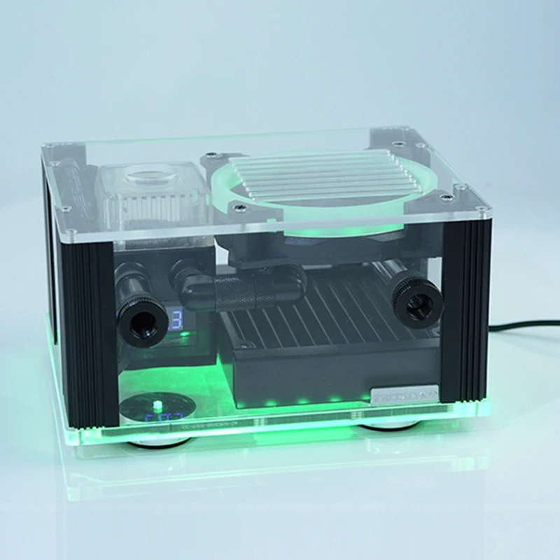 

FREEZEMOD BOX-12YT External Water Cooling Integrated Intelligent Box Temperature Display RGB Effect