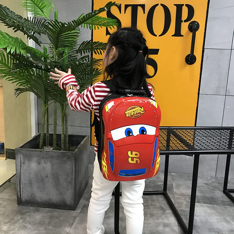 

Disney children's school bag cartoon car princess eggshell bag kindergarten baby backpack student shoulder bag travel backpack
