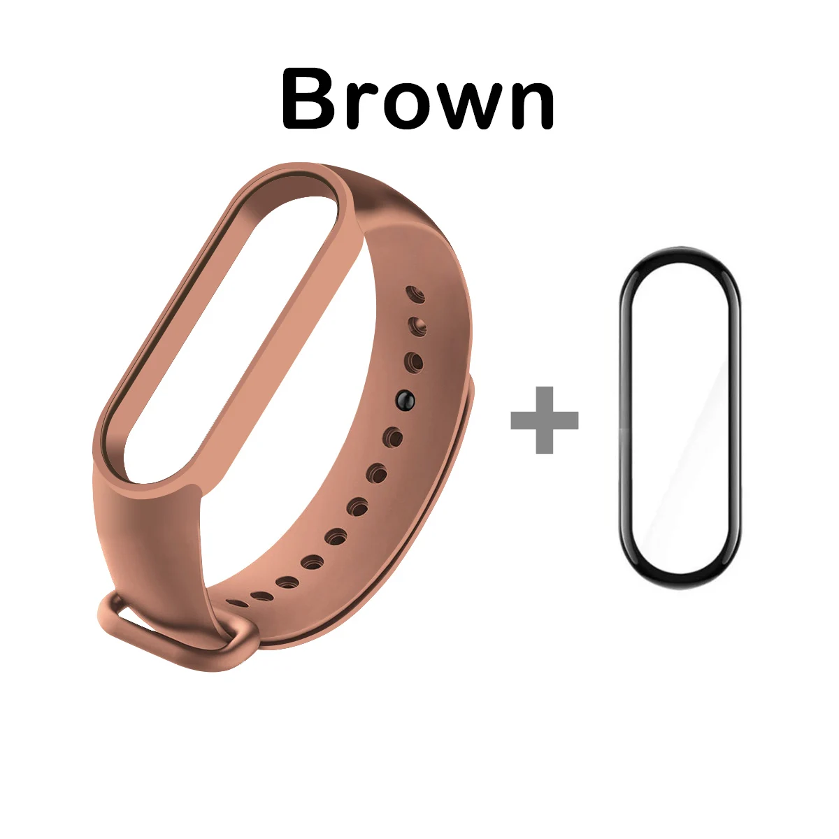 Strap Replacement + Screen Protector film for Xiaomi Mi Band MiBand 7 5 6 NFC / Amazfit Band 5 Bracelet Smart Band Accessories 