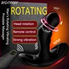 Wireless Remote Control 360 ° Rotating Vibrating Male Prostate Massage Anal Plug Butt Plug Adult Sex Toys For Men Women SM Anal 1