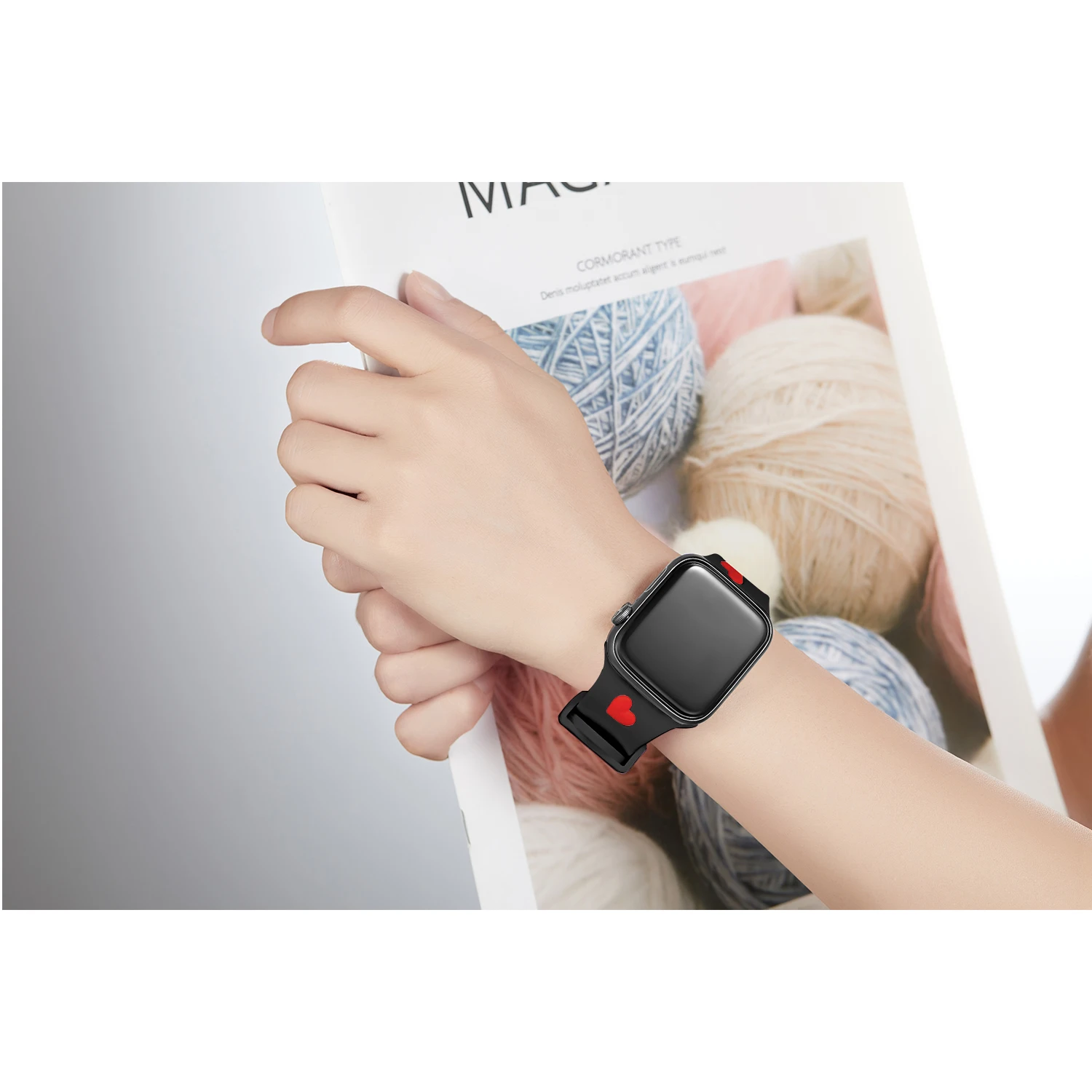 Мягкий силиконовый ремешок для Apple Watch Series 4, 3, 2, 1, 44 мм, 40 мм, 42 мм, 38 мм, детский сменный ремешок, браслет для iWatch 4, 3, 2