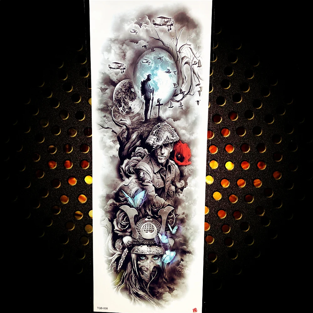 Крутая металлическая полная машина рука робота временная татуировка наклейка для мужчин и женщин 3D Механическая сглаза тату боди-арт поддельные татуировки бумага - Цвет: BTQB008