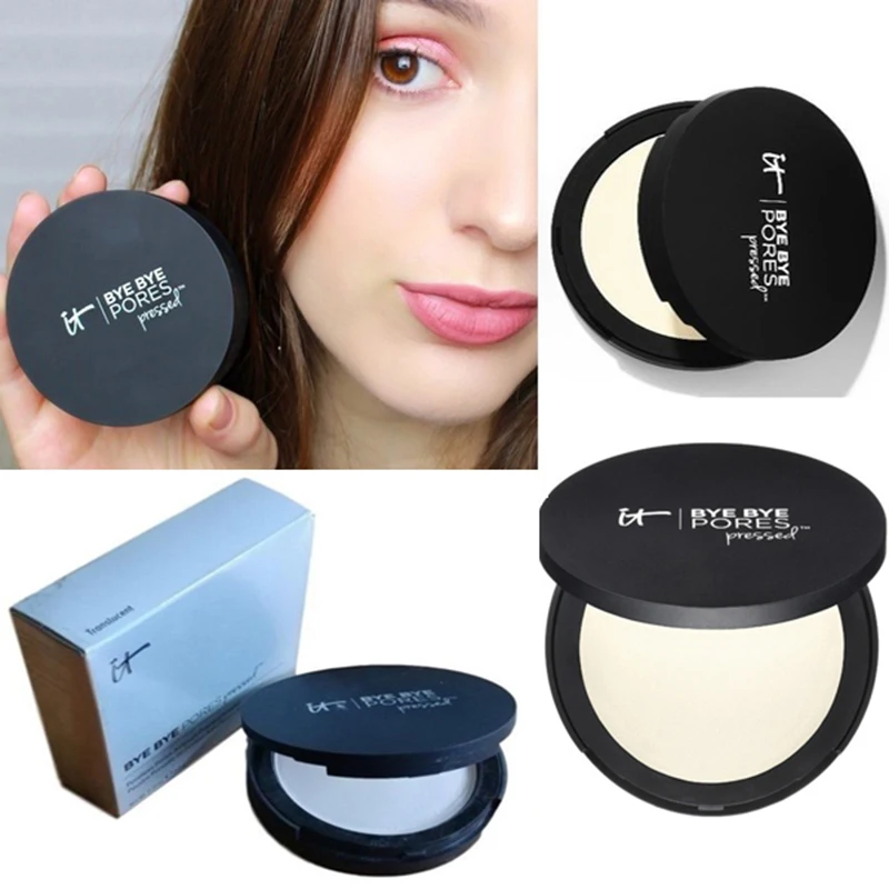 

IT Cosmetics Bye Bye Pores Pressed Powder Face Poreless Finish Airbrush Setting Powder Makeup Face Powder