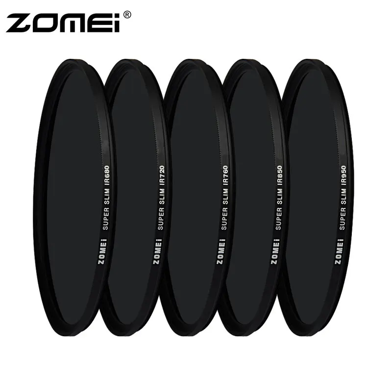Инфракрасный фильтр Zomei 58 мм IR 680/720/760/850/нм зеркальные фотокамеры Canon Nikon Sony SLR