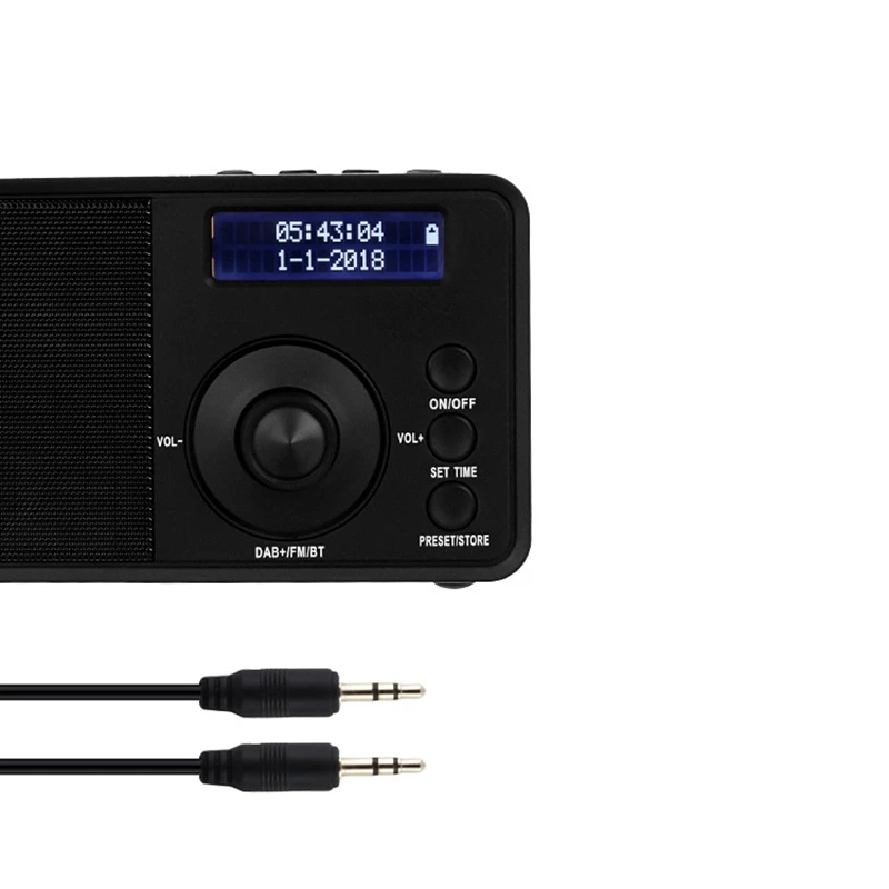DAB цифровое радио Высокая чувствительность беспроводной FM стерео для наружного кемпинга дома