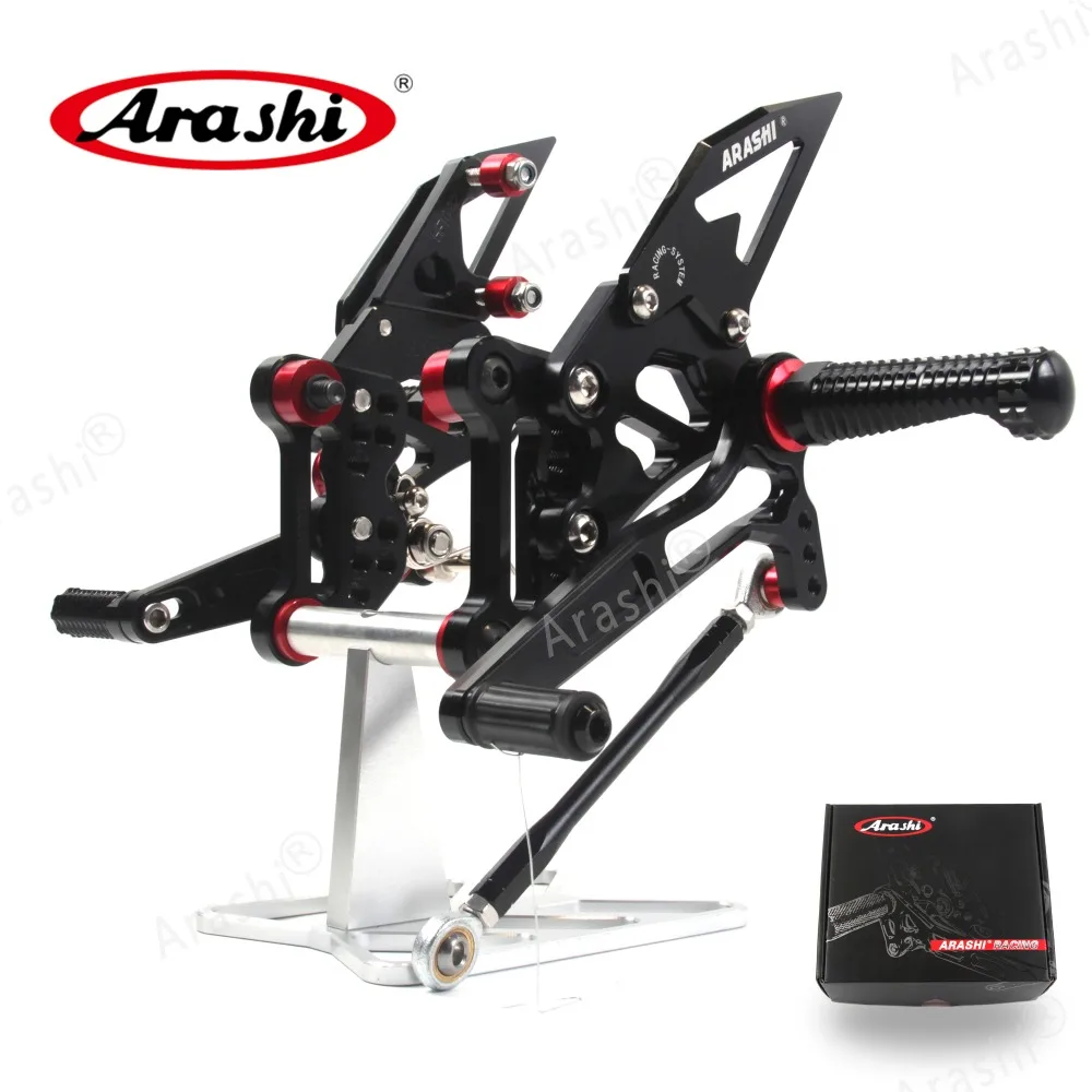 Arashi для KTM 1290 SUPER DUKE R 1290- CNC Регулируемые подножки для ног Rider Rearset задний Набор