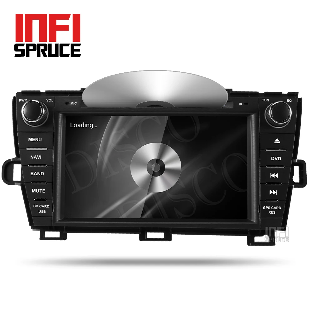 Fersinny android 9,0 автомобильный dvd 8 дюймов для Toyota Prius 2009-2013 Автомобильный gps умное радио видео WIFI мультимедийный проигрыватель