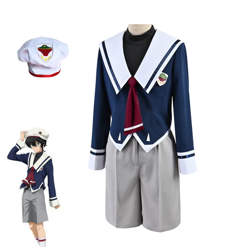 

Anime SK8 The Infinite Miya Chinen Hoodies Cosplay Halloween Unisex School Uniform Zentai Suit