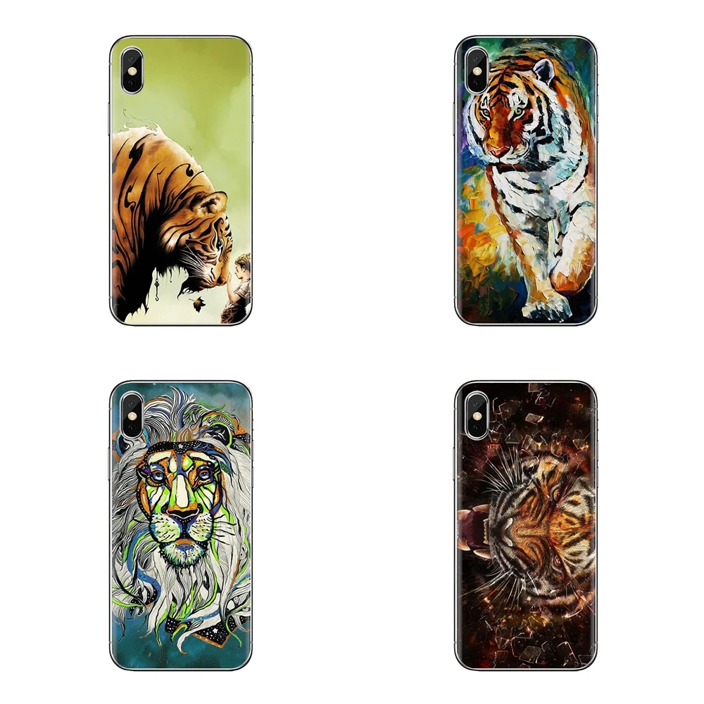 For Oneplus 3T 5T 6T Nokia 2 3 5 6 8 9 230 3310 2.1 3.1 5.1 7 Plus 2017 2018 Trippy Feral Digital Tiger fractal TPU Cases Covers | Мобильные
