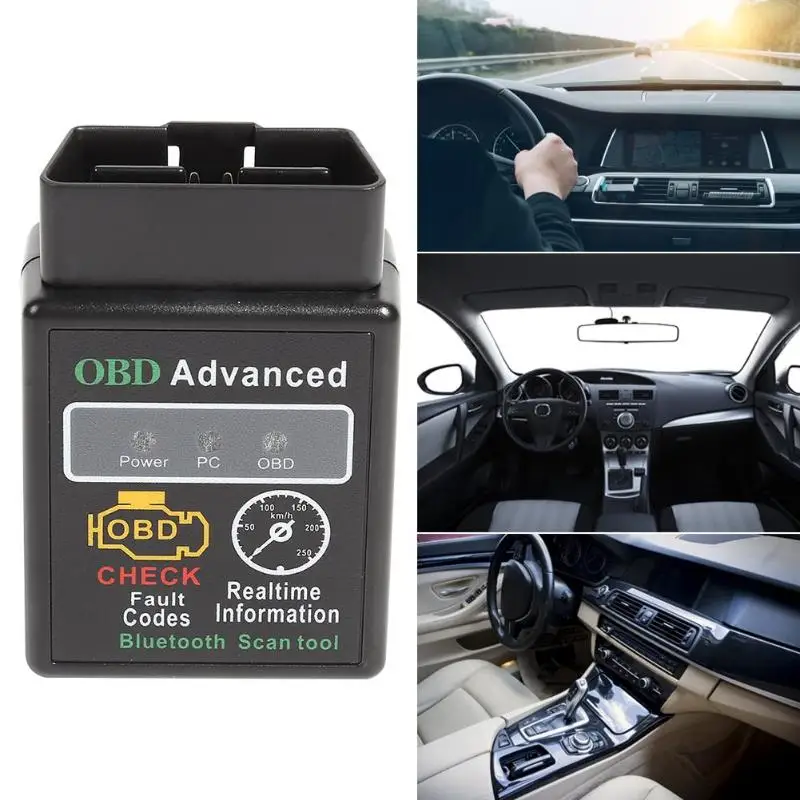 

V02H2 Mini ELM327 Bluetooth 2.0 HH OBD2 OBDII V1.5 Car Auto Diagnostic Scanner Working Temperature - 20 - 80 Celsius