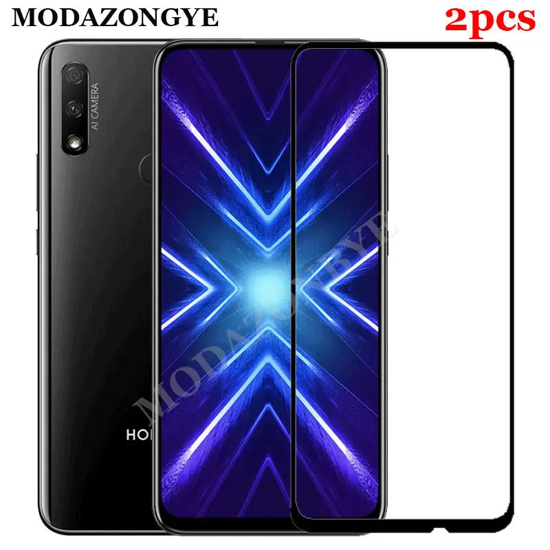 2PCS Tempered Glass For Honor 9X Screen Protector Huawei STK-LX1 9 X Honor9X Premium Full Cover | Мобильные телефоны и