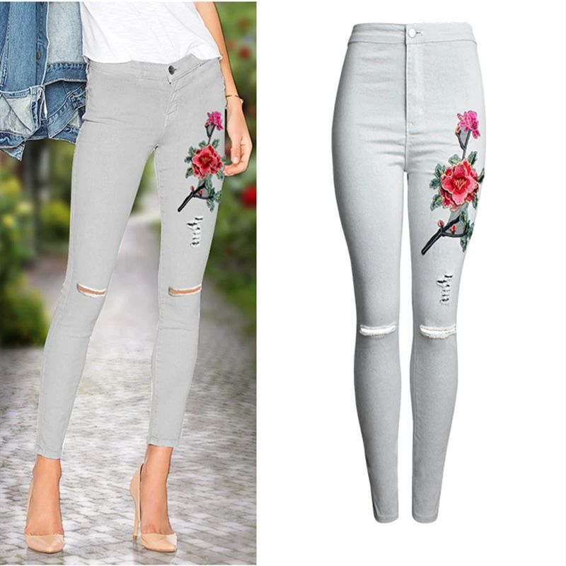 high waisted grey jeggings