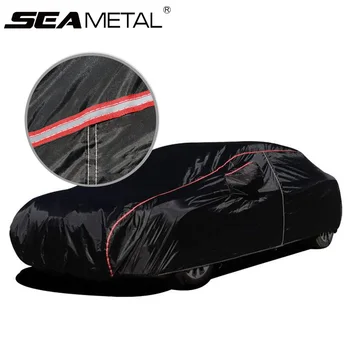 

Full Car Covers Waterproof Car Cover Universal Outdoor Car-Cover Four Season Sun Snow Covers Reflective Strip Safety Packing