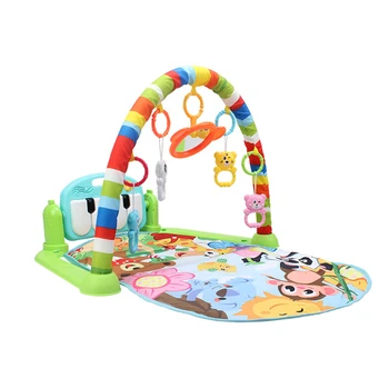 

Baby Playmats Fitness Frame Soft Lighting Music Crawl Pedal Piano Activity Play Multifunctional Game Mat