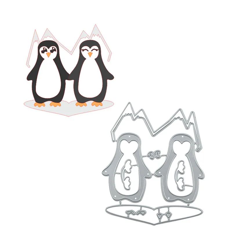 

Naifumodo Penguin Dies Animal Metal Cutting Dies for Card Making Scrapbooking Embossing Cuts Craft New 2019 Dies Christmas Decor