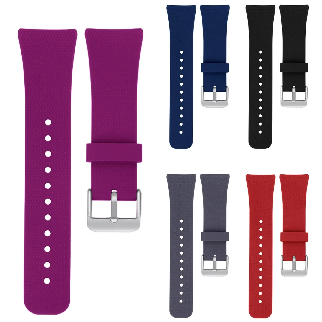 Soft Silicone Sport Bracelet Adjustable Watch Bands Strap For Samsung Gear Fit 2 / Pro Accessories | Наручные часы