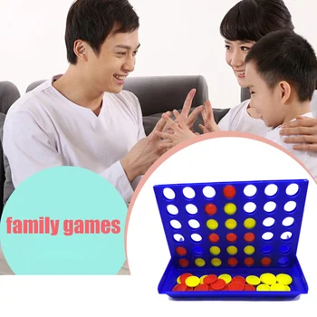 

Three-Dimensional Connect Four Chess Bingo Game Children Toy Chess Parent-Child Table Games S7JN