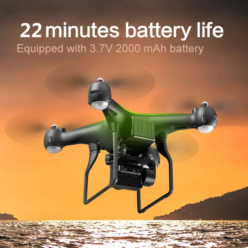 Профессиональный Дрон с 4K вращающейся камерой ESC HD WiFi FPV высота удержания широкий угол RC Квадрокоптер вертолет S32T игрушка VS XY4 E58 Профессиональный Дрон с 4K вращающейся камерой ESC HD WiFi FPV высота удержания широкий угол RC Квадрокоптер вертолет S32T игрушка VS XY4 E58