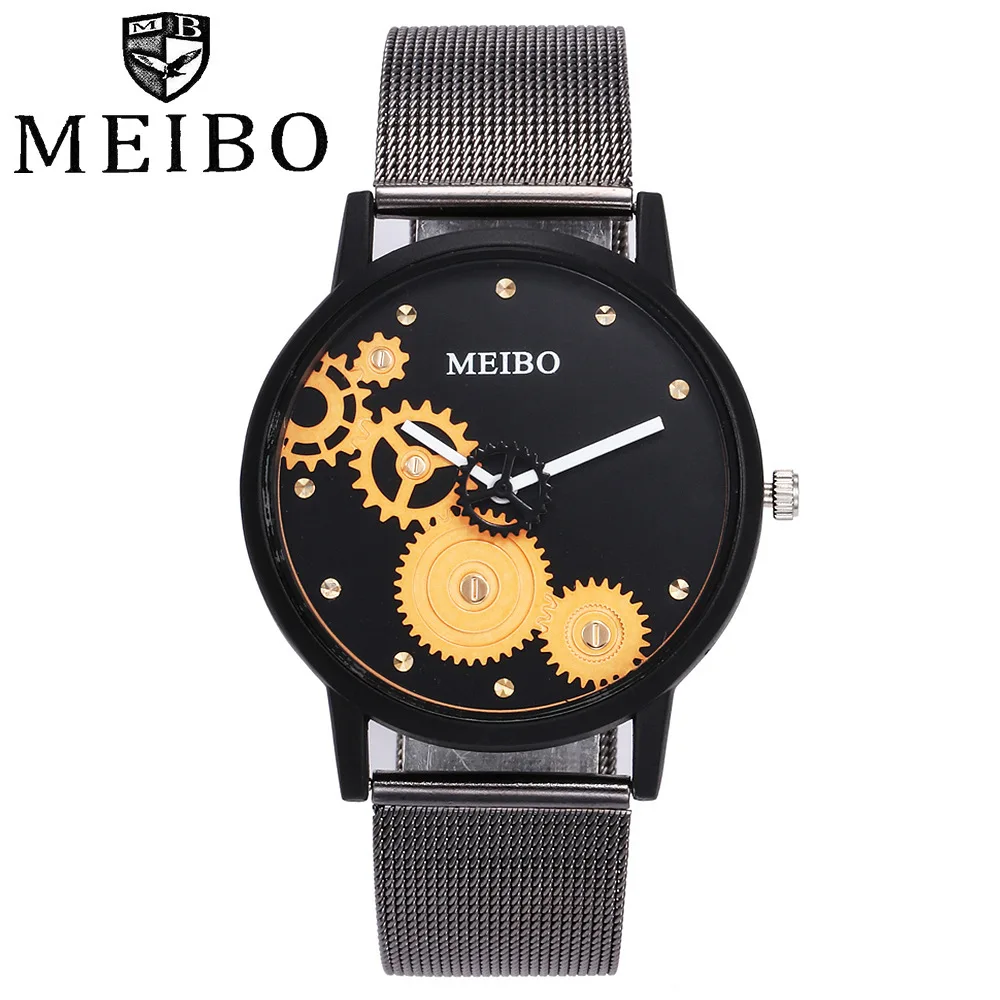 

Women Watches Creative Watch Individual Gear dial 2019 New Quartz Watch Ultra-thin Mesh Belt Watch Relogio Feminino Reloj Mujer