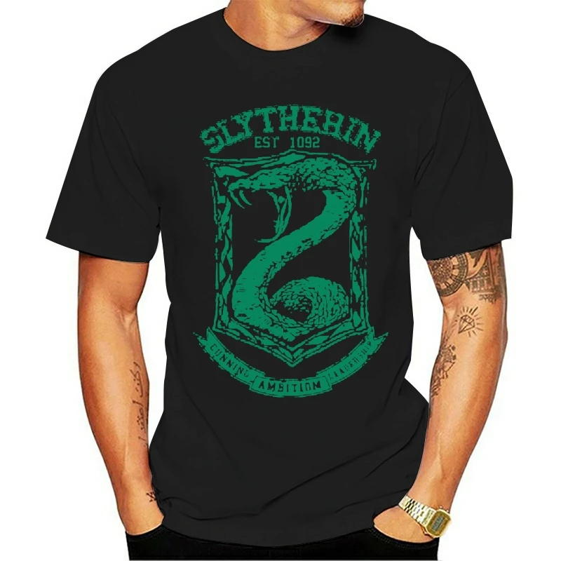 

new Men tshirt Slytherin Slytherin T Shirt women T-Shirt tees top