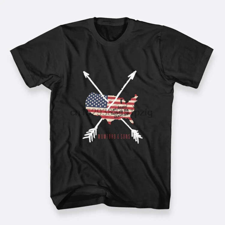Мужская футболка The Rock Mumford And Sons размеры от S до 3XL цвет черный |