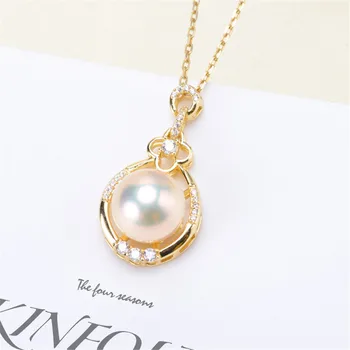 

S925 Sterling Silver Material Pendant Clasp Pearl Pinch Clip Bail Pendant Connectors Bail Beads Jewelry Findings Accessories