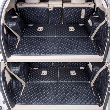 

Custom car trunk mats for Toyota Land Cruiser Prado 150 7seats 2016-2010 cargo liner boot carpets for Prado 2014