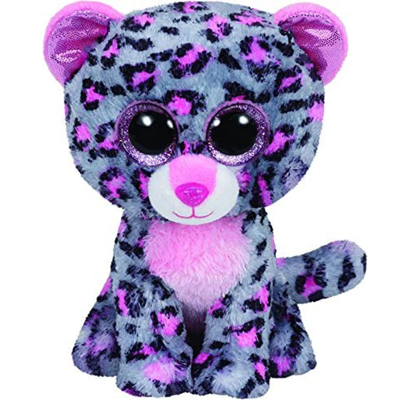 Ty Tasha le léopard peluche animaux jouets peluche poupée cadeau 15cm