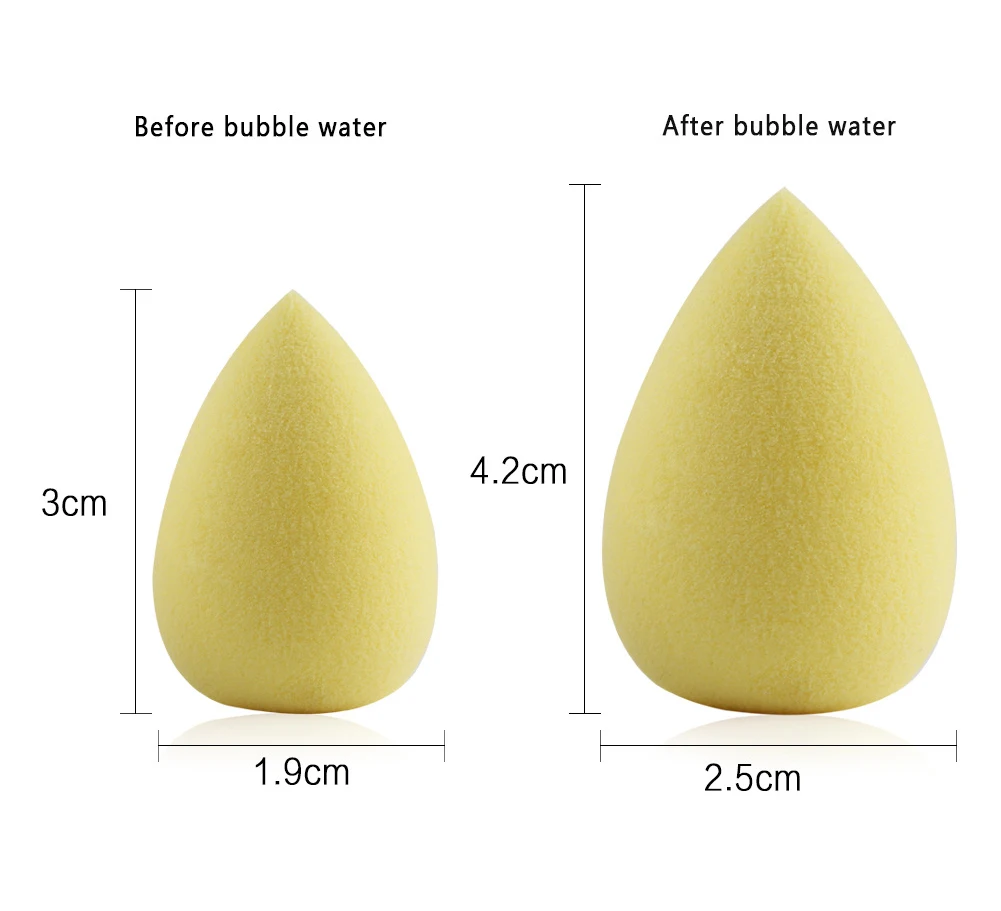 10 шт. мини косметический слоеный шипучий порошок слоеный женский макияж основа не латексная губка капли воды форма Красота Инструменты