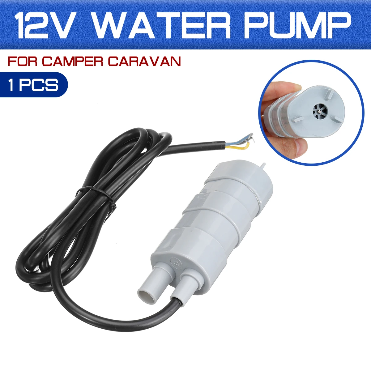 Submersible water pump 12V Motorhome High Flow for Camper Caravan Submersible Water Pump Whale Pump