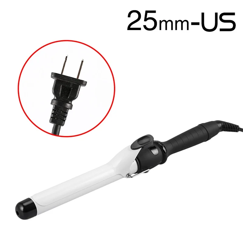 LCD 25/28mm Pro Hair Curling Iron Digital Hair Curler Roller Hair Waver Magic Curling Wand Rollers EU/US PLUG Styling Tools