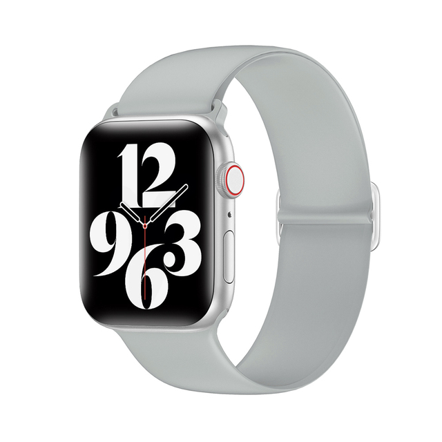 Loop Strap For Apple Watch Band 41mm 45mm 40mm 44mm 42mm 38mm adjustable Elastic Sport Bracelet iwatch Band 7 SE 6 5 4 3 2