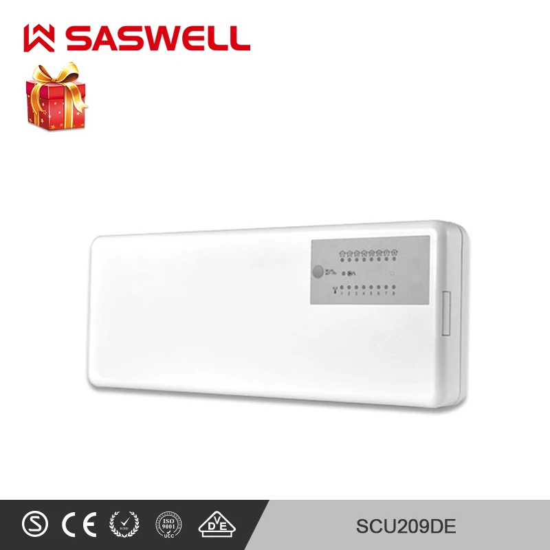 

SASWELL thermostat Controller 8 sub-chamber electric valve LCD box indicates 8 channels concentrator
