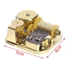 2025 New DIY Mechanical Musical Box Golden Movement+Screws +Castle In The Sky Key Gift 1