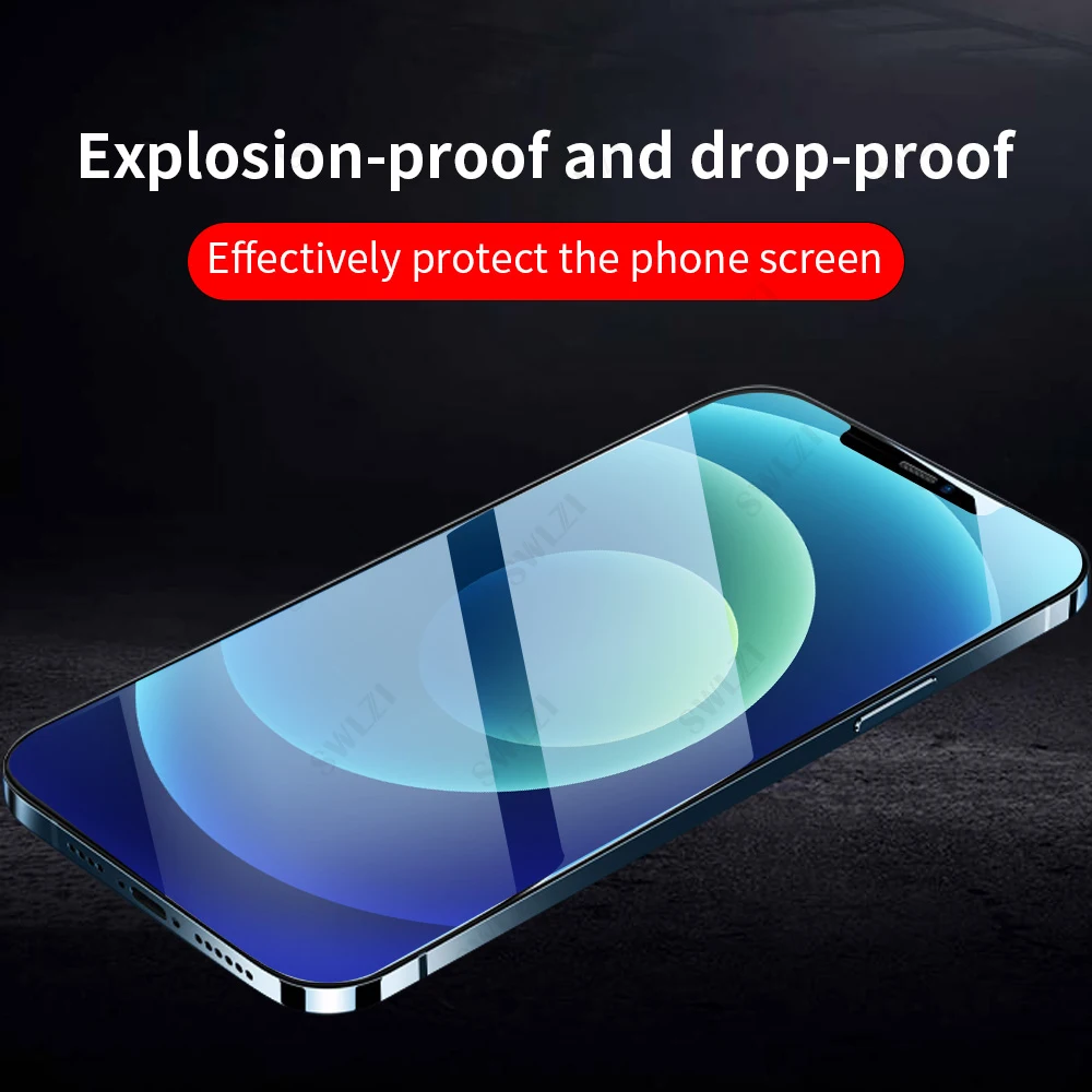 Full Cover Glass For Iphone 12 Mini 11 Pro Xs Max 7 8 Plus X Xr Se 2020 Phone Screen Protector Tempered Glass Protective Film