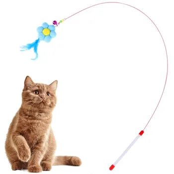 

20pcs Pets Cat Toys Kitten Plush Mouse Balls Pet Toy Cat Funny Cat Stick With Feather Mouse Squeaky Kitten Play Toy Kit Supplies