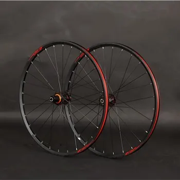 

JK-MTB 26inch Mountain Bike Sealed Bearing Carbon Fiber Wheels Wheelset 27.5 29inch Aluminum Alloy Rim