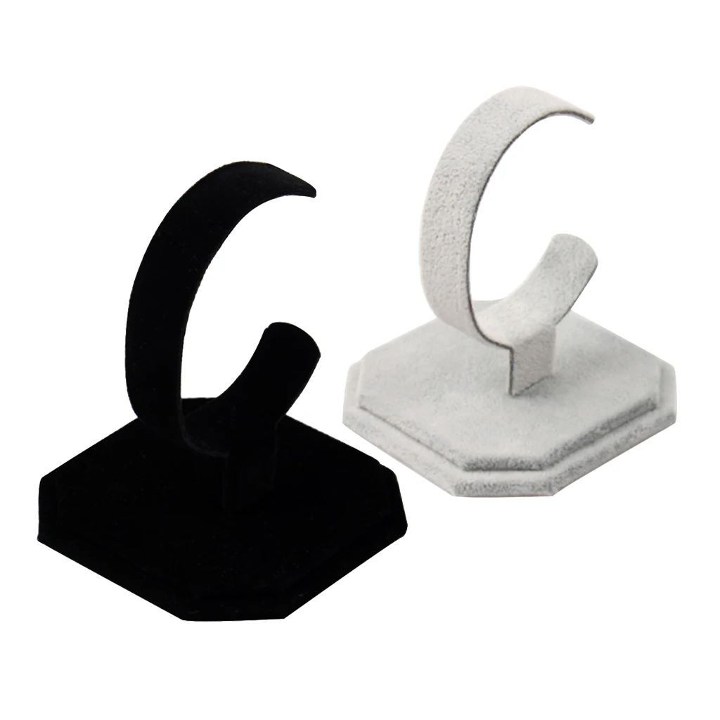 1pcs C Shape Watch Holder Bracelet Jewelry Showcase Display Watch Stand Bangle Organizer Display for Home Shop Organization Show