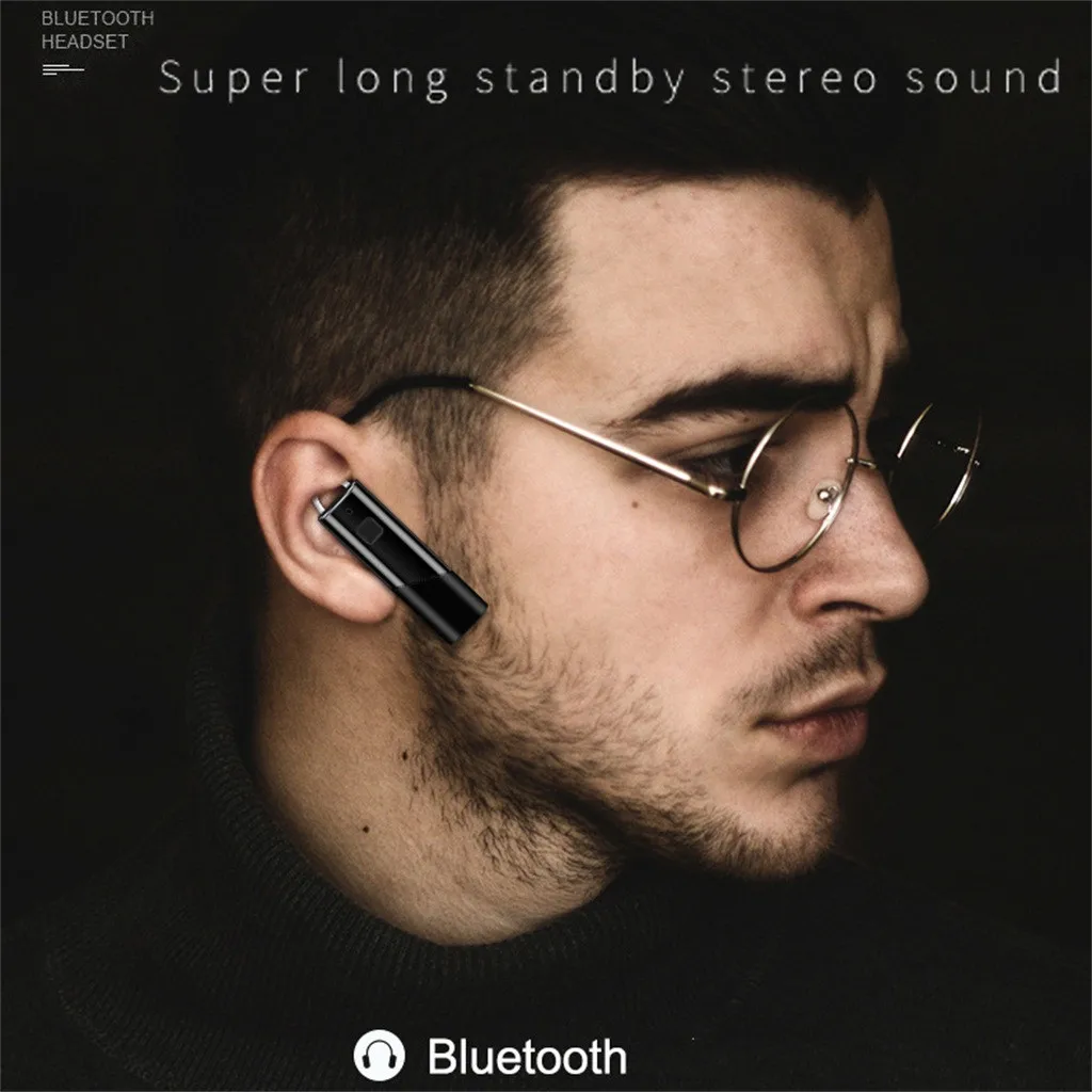 Bluetooth беспроводная гарнитура с микрофоном 14 часов в режиме разговора наушники