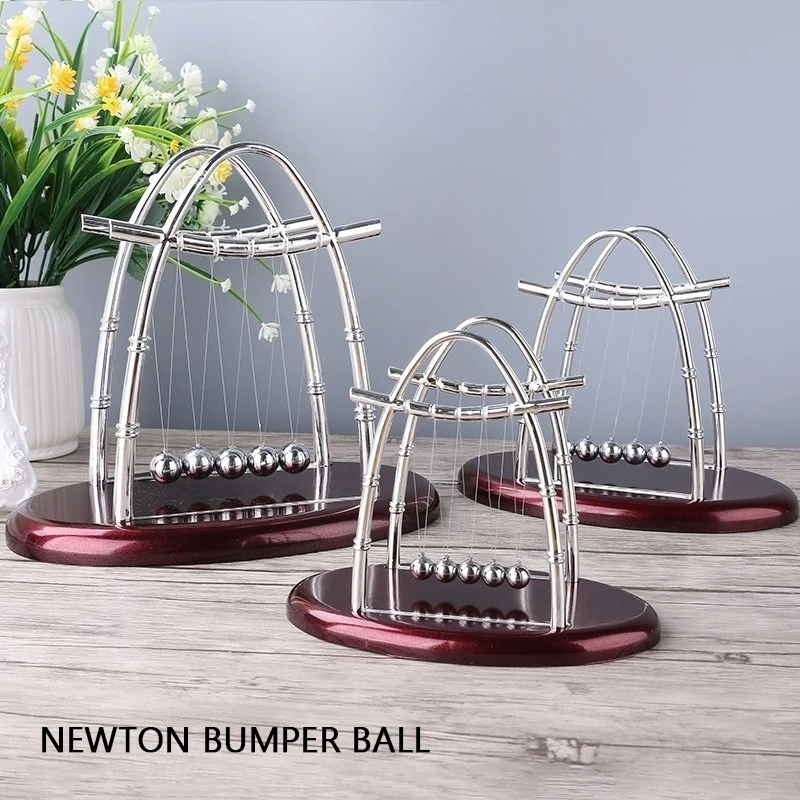 Newton Wiege Metall Physik Wissenschaft Pendel Ball Heim Tisch Toy Decor Präsent 