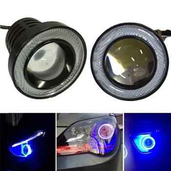 

3.5Inch Car Fog Light COB LED Projector Halo Ring DRL Driving Bulbs 2019 The New Hot Sale P30 July19